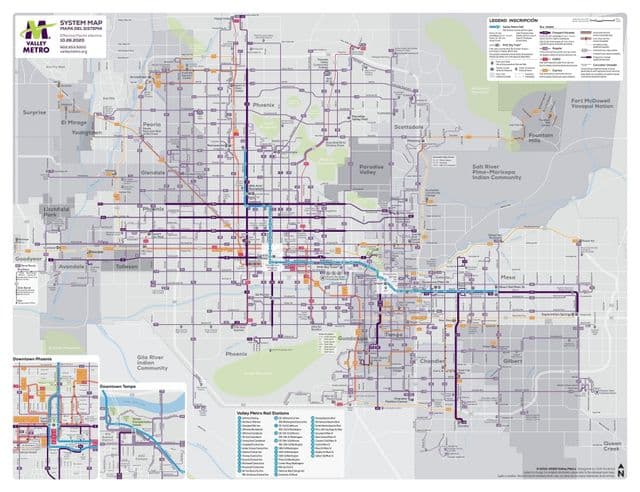 Phoenix transportkaart